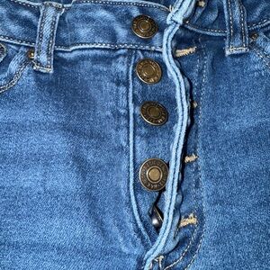 Wax Jean High Rise Blue Denim Jeans